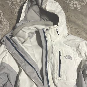 North Face Triclimate HyVent White Coat NWT